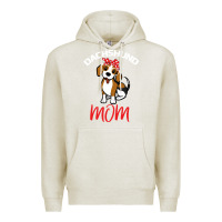 Oatmeal Heather Dachshund Mom Premium Hoodie - Bettercallsaul