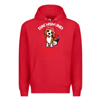 Red Dachshund Mom Premium Hoodie - Bettercallsaul