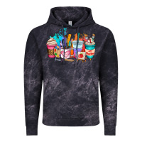 Cloud Black art teacher coffee cup Vintage Hoodie - AdoDesignShop