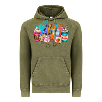 Art Teacher Coffee Cup Vintage Hoodie | Teevron