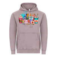Vintage Zinc art teacher coffee cup Vintage Hoodie - AdoDesignShop