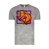 Cloud Rock leopard basketball texas map Vintage Tee - Jasminsmagicworld