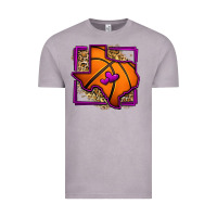 Vintage Zinc leopard basketball texas map Vintage Tee - Jasminsmagicworld