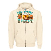 Sandshell western beer thats what i want Zipper Hoodie - NancyCooperArtShop