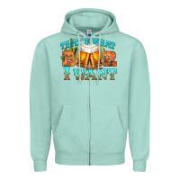 Seafoam western beer thats what i want Zipper Hoodie - NancyCooperArtShop