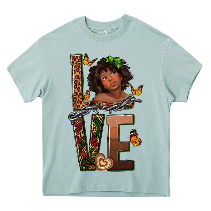 Love Melanin Heavy Core Tee by texasbilliewilder | Teevron