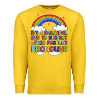 It's A Beautiful Day To Respect Other People's Pro Premium Sweatshirt | Teevron