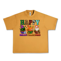 Peanut Butter happy hallothanksmas with cupcakes Urban Heavy Tee - AdoDesignShop