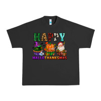 Pigment Black happy hallothanksmas with cupcakes Urban Heavy Tee - AdoDesignShop