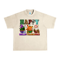 Happy Hallothanksmas With Cupcakes Urban Heavy Tee | Teevron