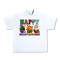 White happy hallothanksmas with cupcakes Urban Heavy Tee - AdoDesignShop