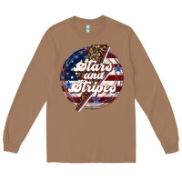 Toasted Coconut Western Stars and Stripes Long Sleeve Tee - LillyAllenDesigns