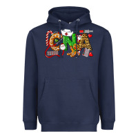 Navy Christmas CNA Certified Nursing Assistant Heavyweight Hoodie - LillyAllenDesigns