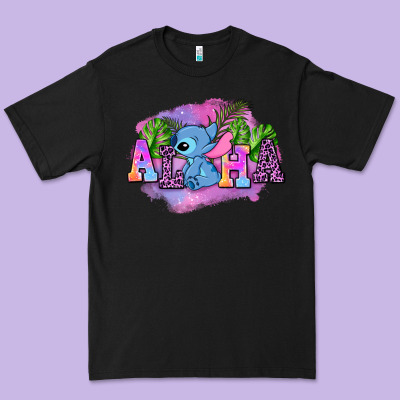 Aloha Stitch Premium Tee Designed By Adodesignshop
