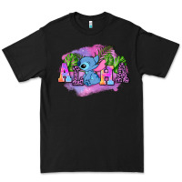 Black aloha stitch Premium Tee - AdoDesignShop