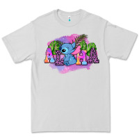 Dove Grey aloha stitch Premium Tee - AdoDesignShop