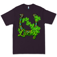 Plum lucky shamrock horseshoe Premium Tee - RanaPortraitStore