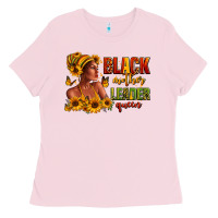 Bubblegum Pink Afro American black mother leader queen Ladies Tee - RanaPortraitStore