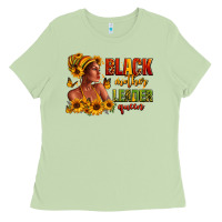 Matcha Afro American black mother leader queen Ladies Tee - RanaPortraitStore