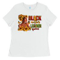 Afro American Black Mother Leader Queen Ladies Tee | Teevron