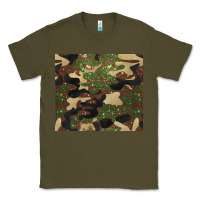 Army Green camouflage glitter Classic Tee - BarkalooDesign