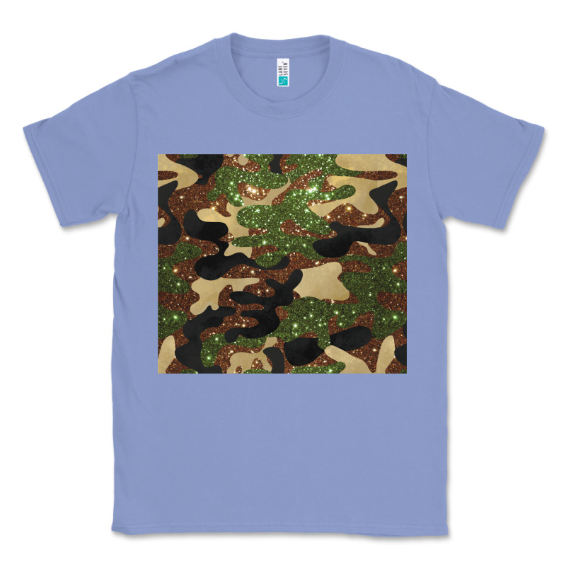 Camouflage Glitter Classic Tee by BarkalooDesign | Teevron