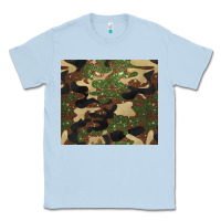 Dusty Blue camouflage glitter Classic Tee - BarkalooDesign