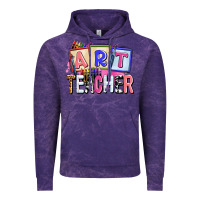 Cloud Purple art teacher Vintage Hoodie - AdoDesignShop