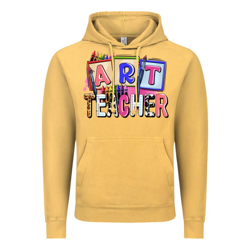 Art Teacher Vintage Hoodie by AdoDesignShop | Teevron