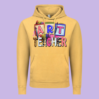 Art Teacher Vintage Hoodie Designed By Adodesignshop