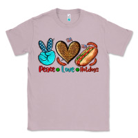 Lilac peace love hotdogs Classic Tee - AdoDesignShop