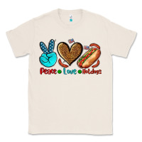 Natural peace love hotdogs Classic Tee - AdoDesignShop