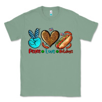 Sage peace love hotdogs Classic Tee - AdoDesignShop