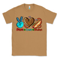 Toasted Coconut peace love hotdogs Classic Tee - AdoDesignShop