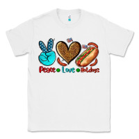 White peace love hotdogs Classic Tee - AdoDesignShop