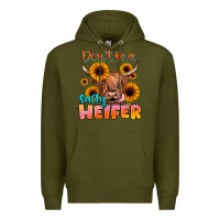 Army Green dont be a salty heifer Premium Hoodie - JahusDesignShop