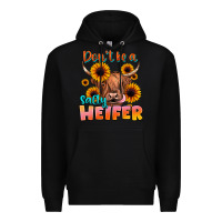 Black dont be a salty heifer Premium Hoodie - JahusDesignShop