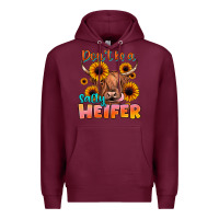 Burgundy dont be a salty heifer Premium Hoodie - JahusDesignShop