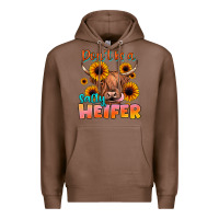 Chestnut dont be a salty heifer Premium Hoodie - JahusDesignShop