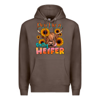 Coffee dont be a salty heifer Premium Hoodie - JahusDesignShop