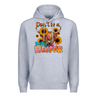Heather Grey dont be a salty heifer Premium Hoodie - JahusDesignShop