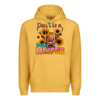 Mustard dont be a salty heifer Premium Hoodie - JahusDesignShop