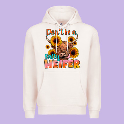 Dont Be A Salty Heifer Premium Hoodie Designed By Jahusdesignshop