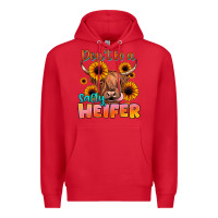Red dont be a salty heifer Premium Hoodie - JahusDesignShop