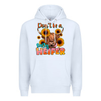 White dont be a salty heifer Premium Hoodie - JahusDesignShop