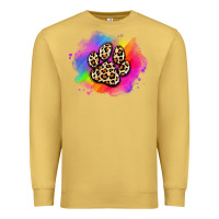 Antique Gold pride dog paw Premium Sweatshirt - Artiststas