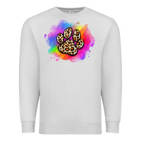 Dove Grey pride dog paw Premium Sweatshirt - Artiststas