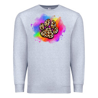 Heather Grey pride dog paw Premium Sweatshirt - Artiststas