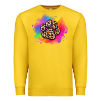 Lemon pride dog paw Premium Sweatshirt - Artiststas