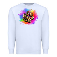 White pride dog paw Premium Sweatshirt - Artiststas